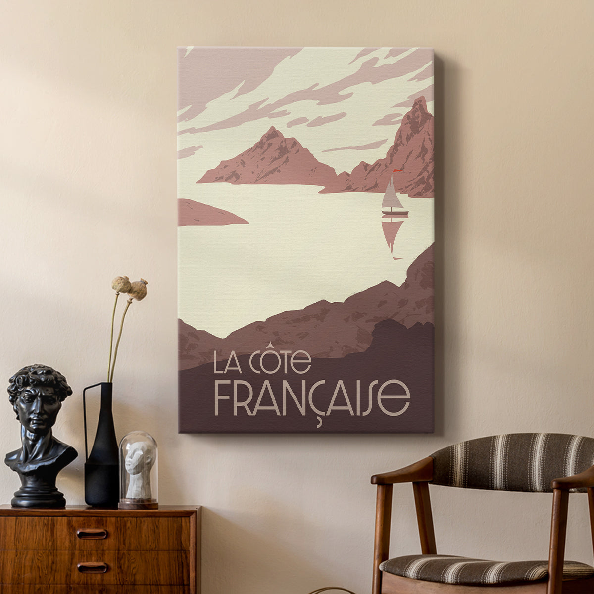 French Coast II - Canvas Art Print