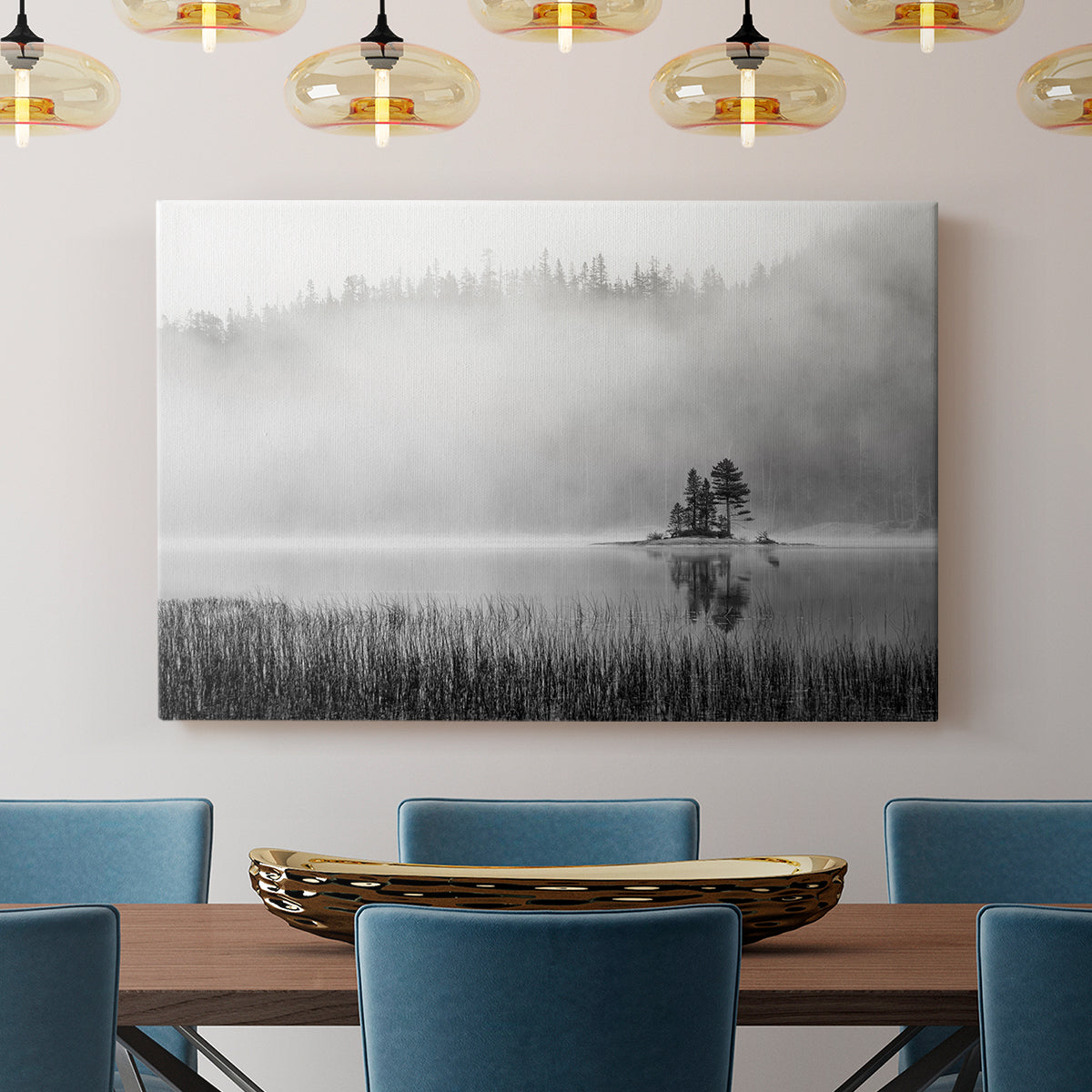 Island Fog - Canvas Art Print