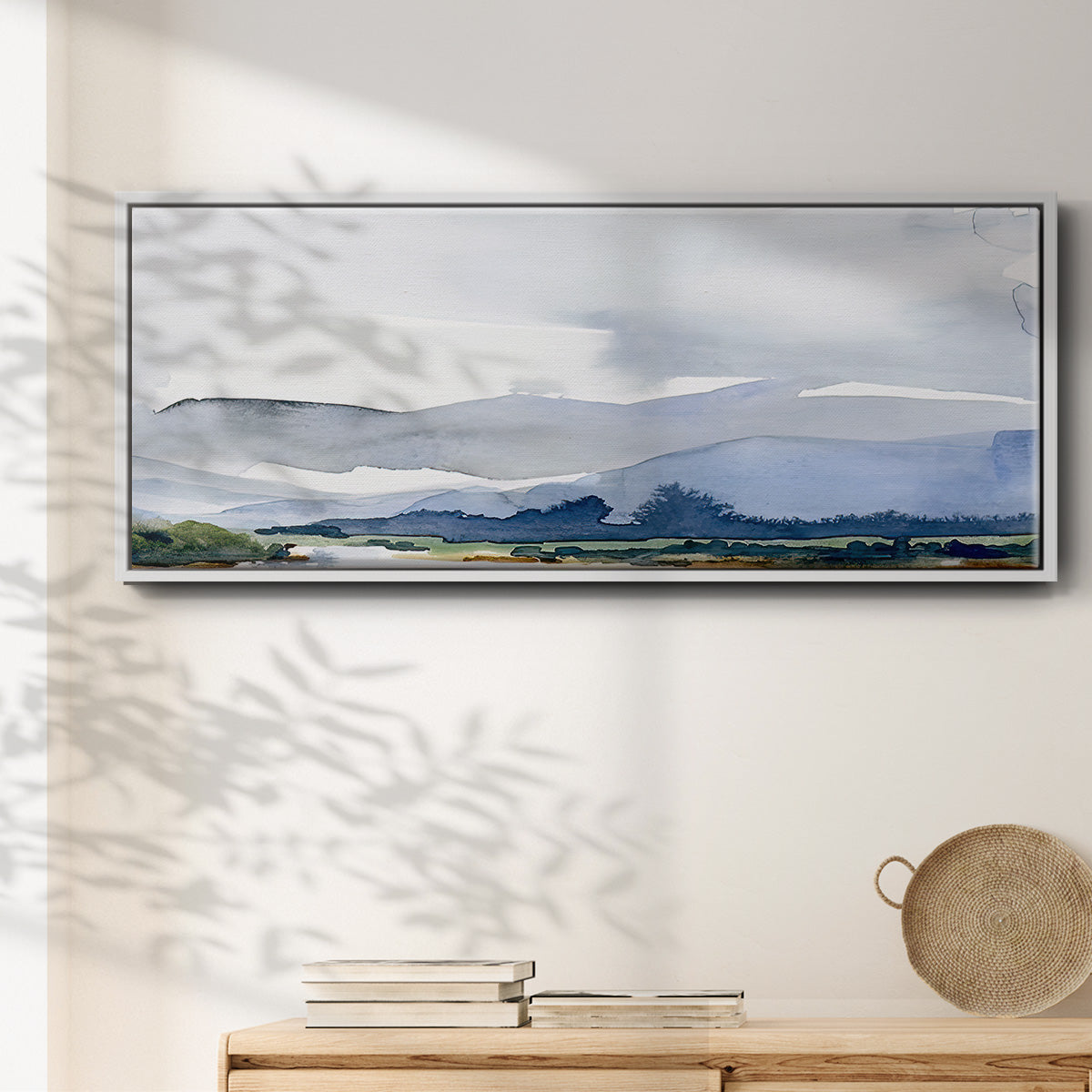 Blue Ridge I - Floater Framed Canvas Print