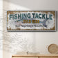 Fishing Tackle - Floater Framed Canvas Print