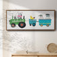 Cute Farm - Floater Framed Canvas Print