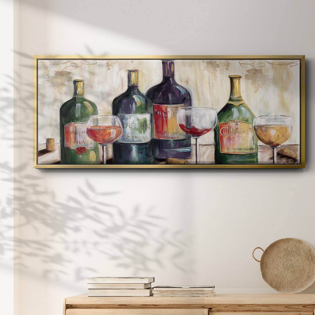 The Dinner Party - Floater Framed Canvas Print
