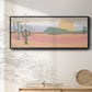 Cactus Plateau I - Floater Framed Canvas Print