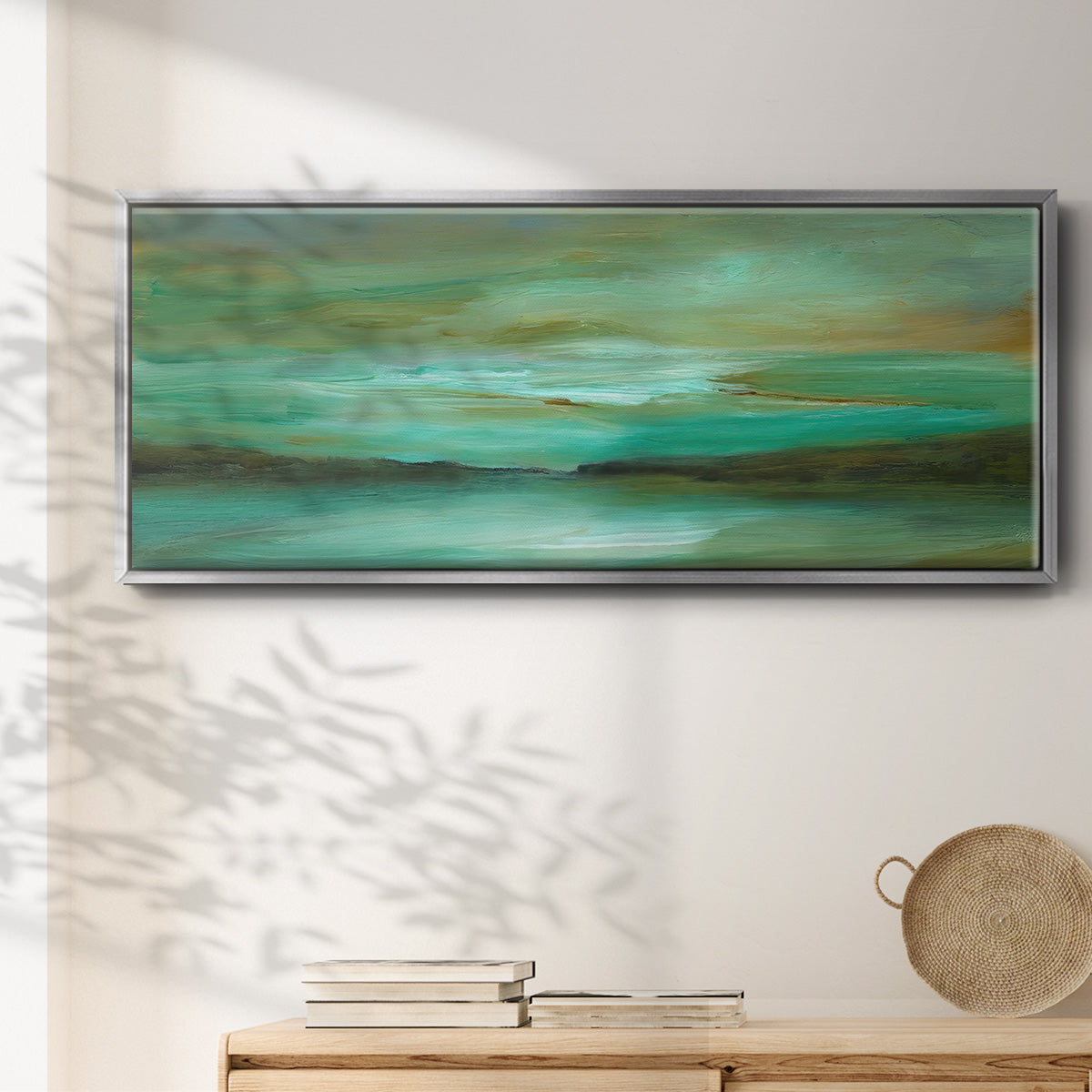 Hidden Cove - Floater Framed Canvas Print