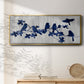 Indigo Hangout - Floater Framed Canvas Print