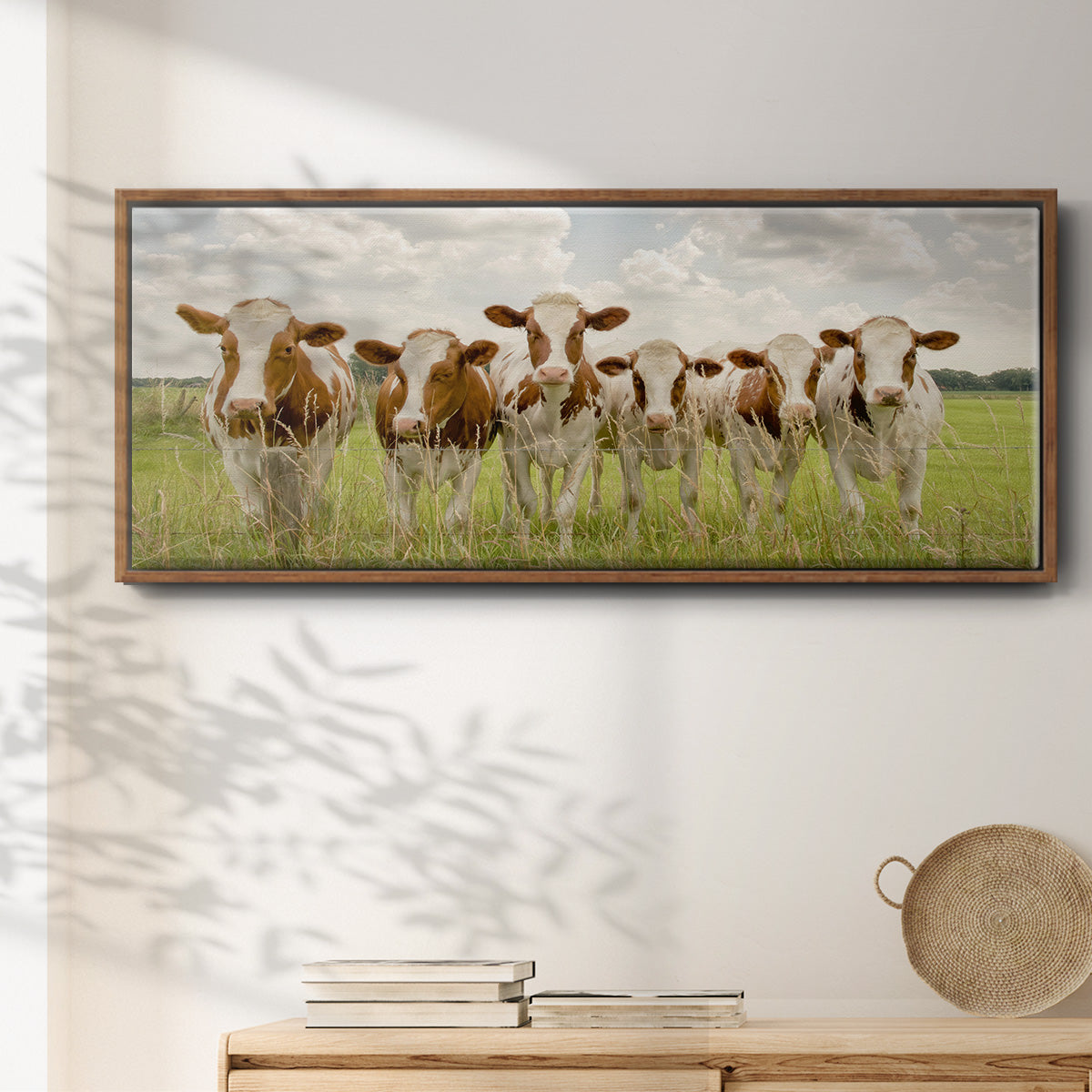 The F Side - Floater Framed Canvas Print