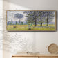 Sunlight Effect Under the Poplars, 1887 - Floater Framed Canvas Print