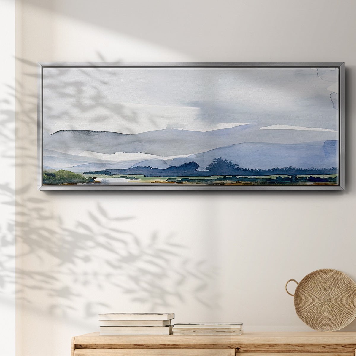 Blue Ridge I - Floater Framed Canvas Print