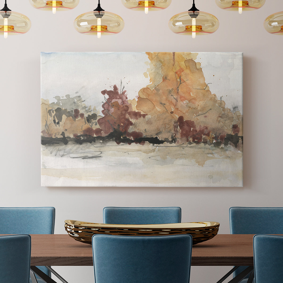 The Autumn View II - Canvas Art Print