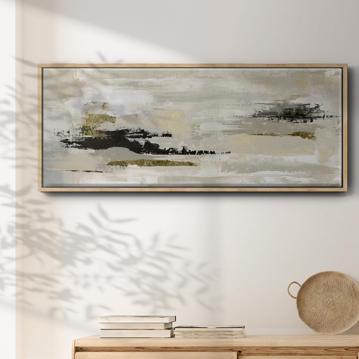 Summer Saffron - Floater Framed Canvas Print