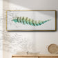 Tail Feather II - Floater Framed Canvas Print