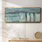Acqua I - Floater Framed Canvas Print
