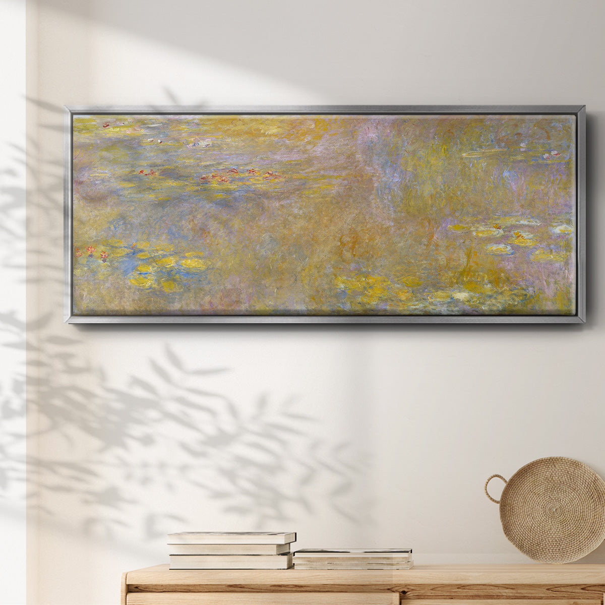 Water Lilies, 1907 - Floater Framed Canvas Print