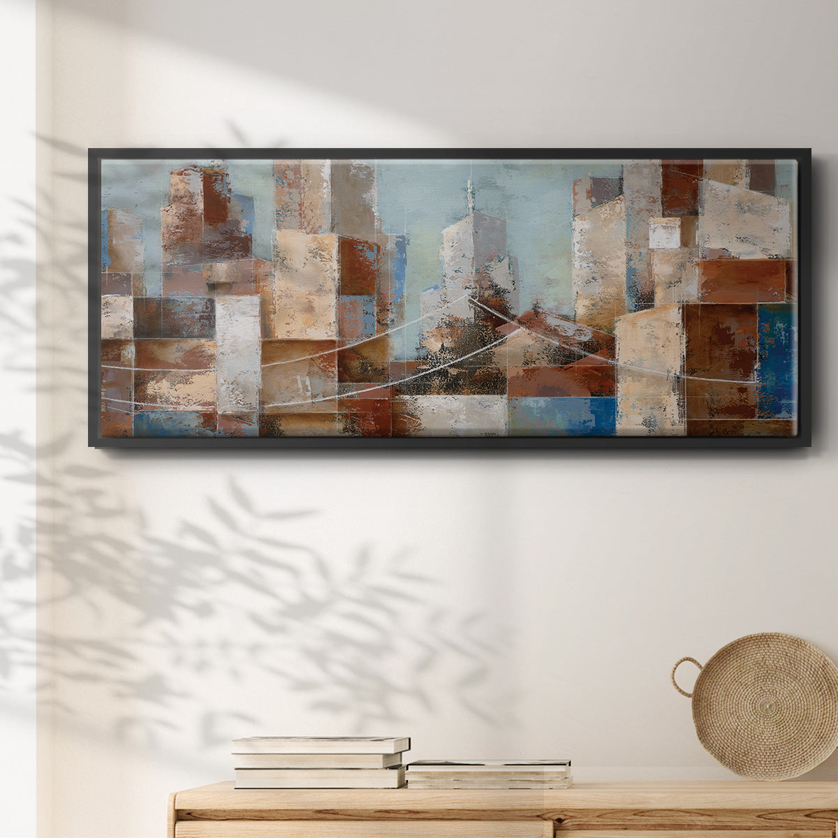 Cityscape - Floater Framed Canvas Print