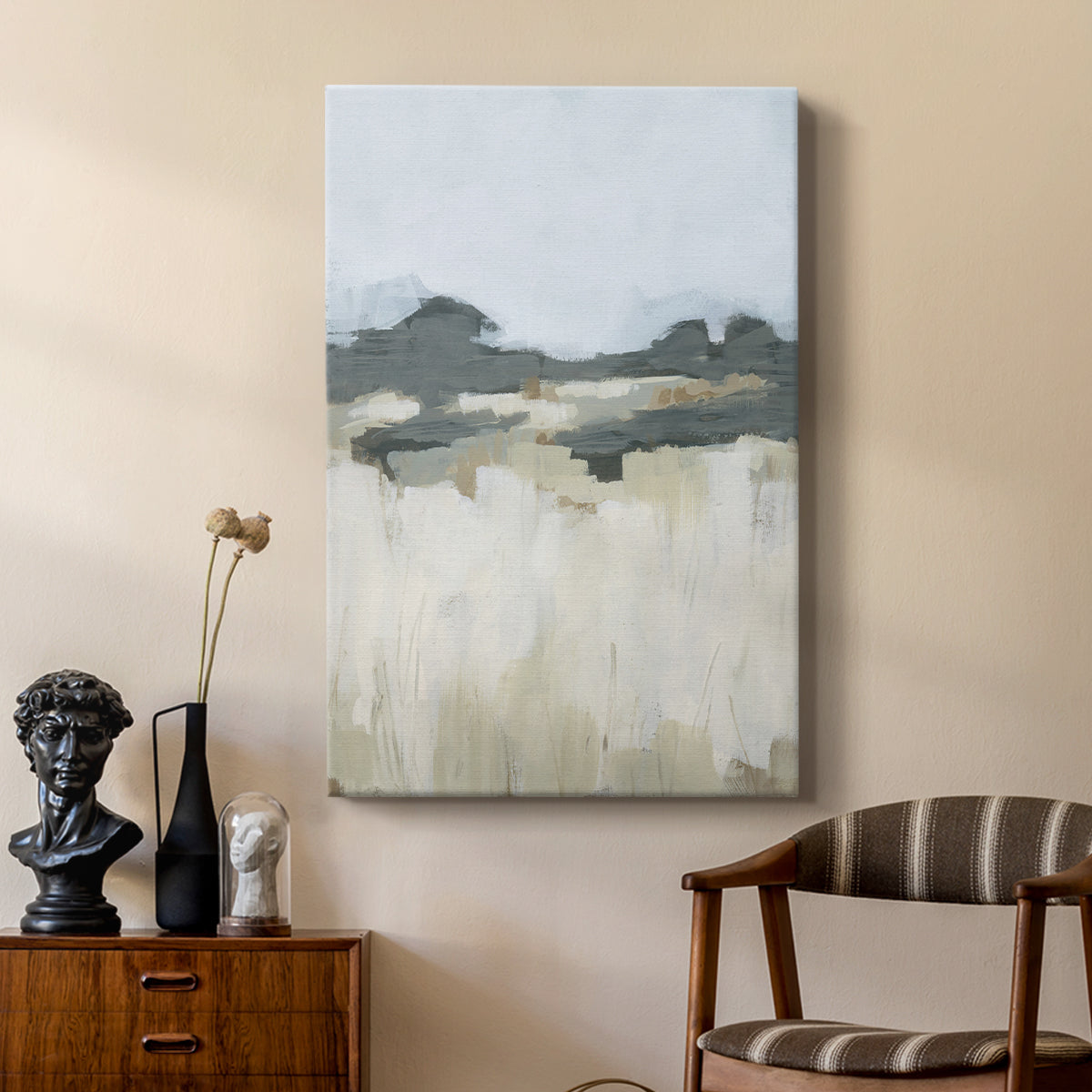 Brushstroke Badlands II - Canvas Art Print