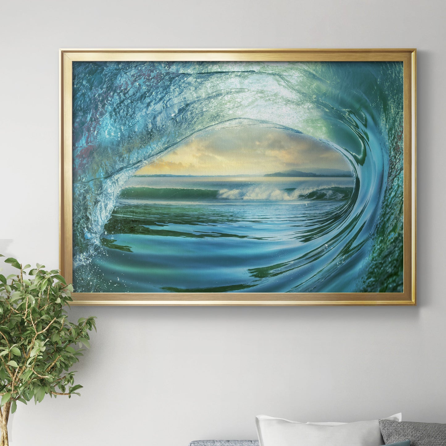 Big Wave Premium Classic Framed Canvas - Ready to Hang