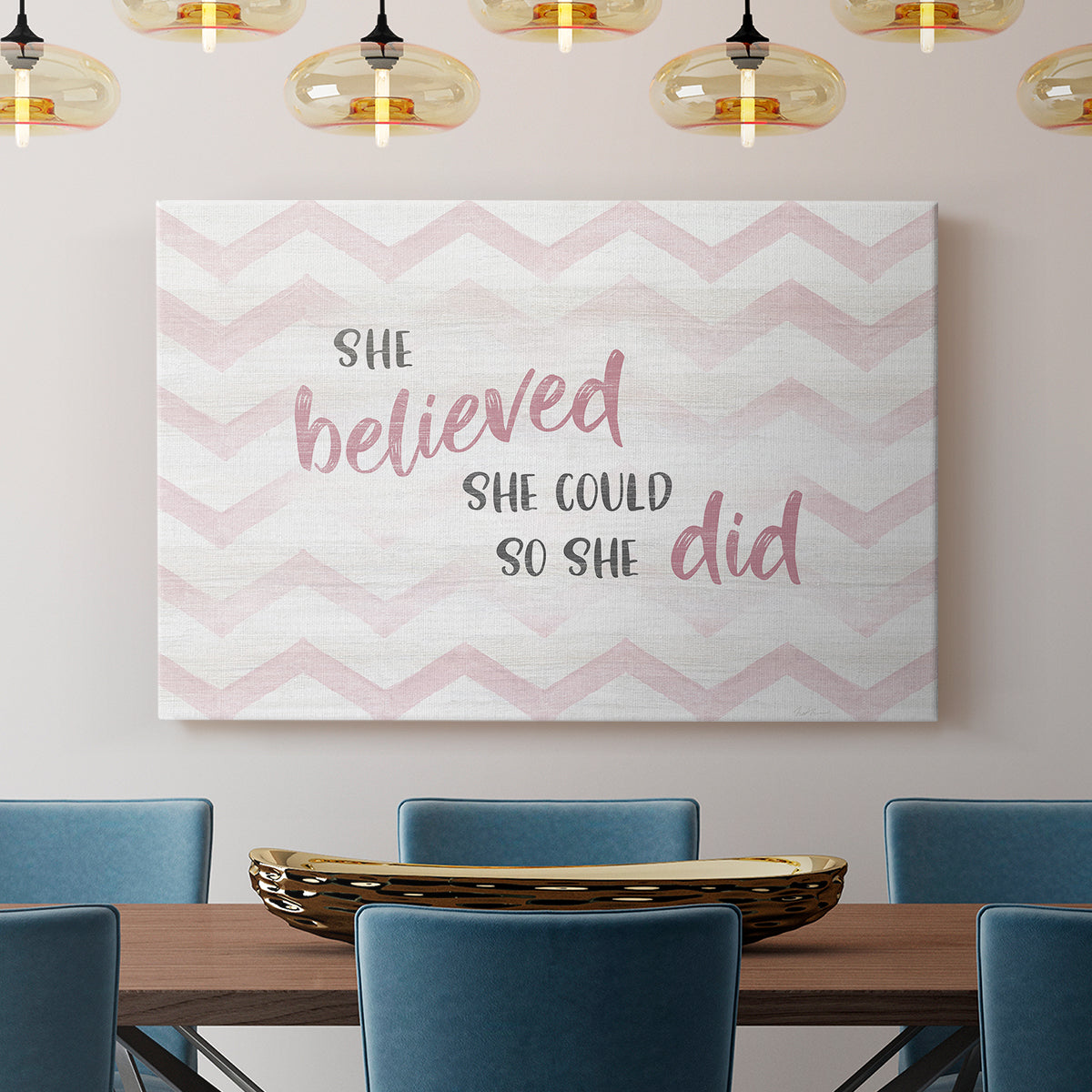 Believed She Could - Canvas Art Print