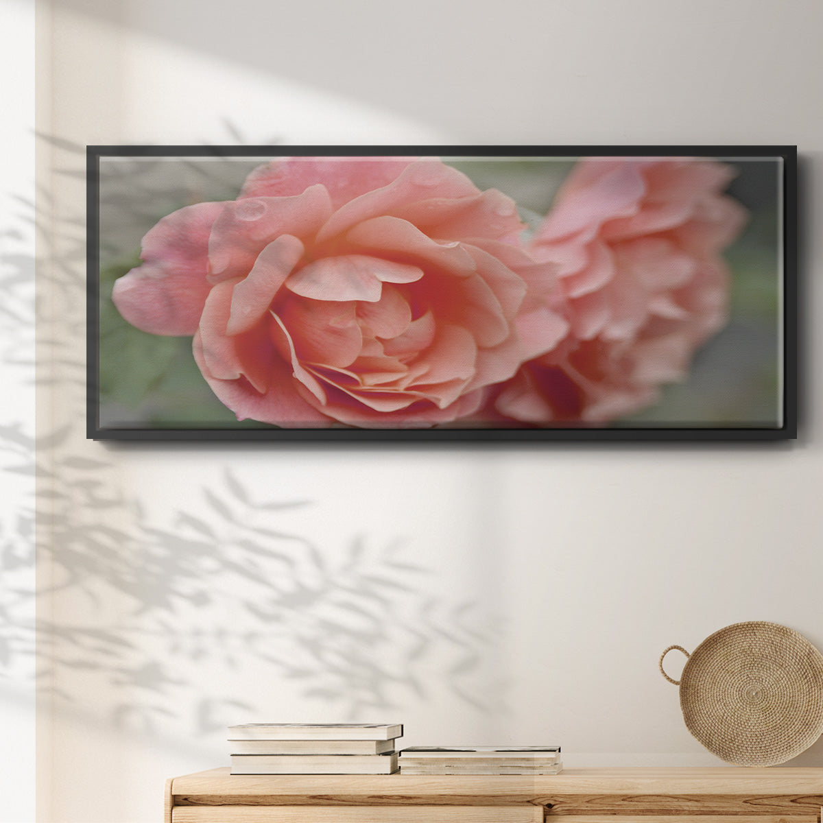 Cottage Climber - Floater Framed Canvas Print