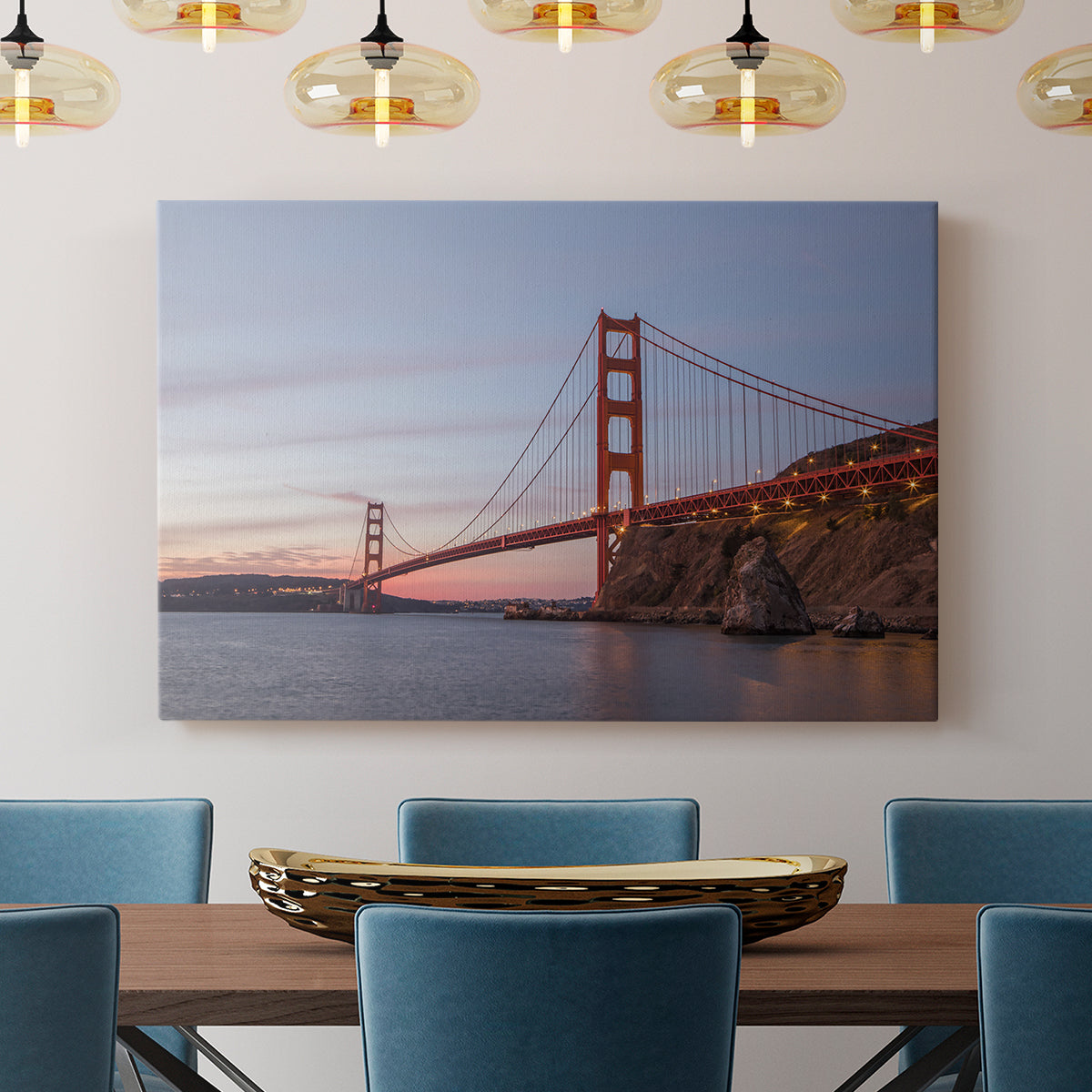 Golden Gate Span - Canvas Art Print
