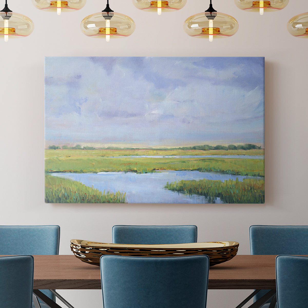 Summer Marsh I - Canvas Art Print