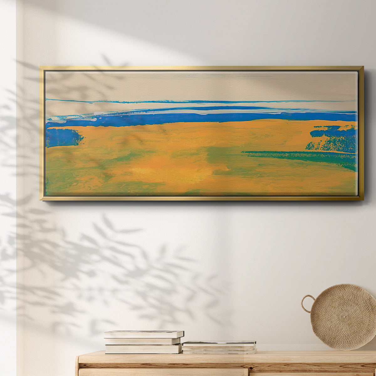 North Fork II - Floater Framed Canvas Print