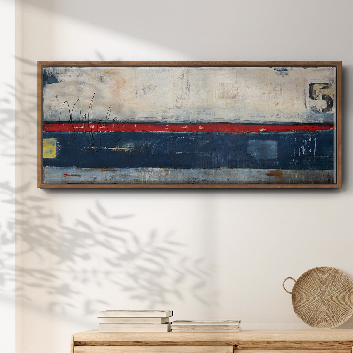 Dock 5 - Floater Framed Canvas Print
