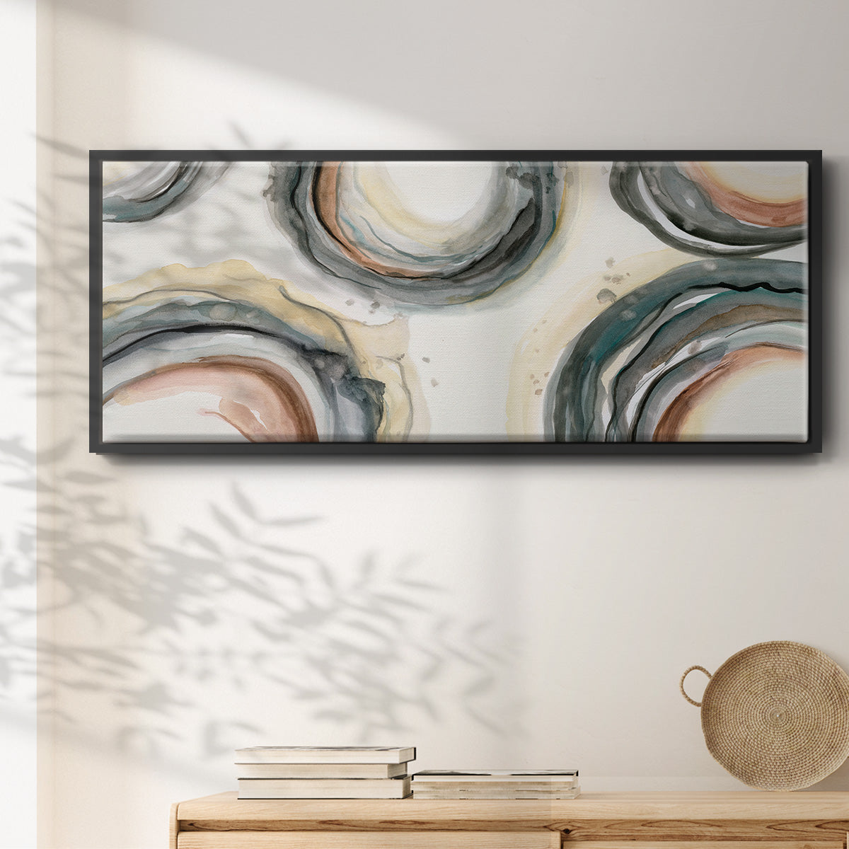 Elasticity - Floater Framed Canvas Print