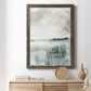 Summer Teal II - Premium Canvas Framed in Barnwood - Ready to Hang