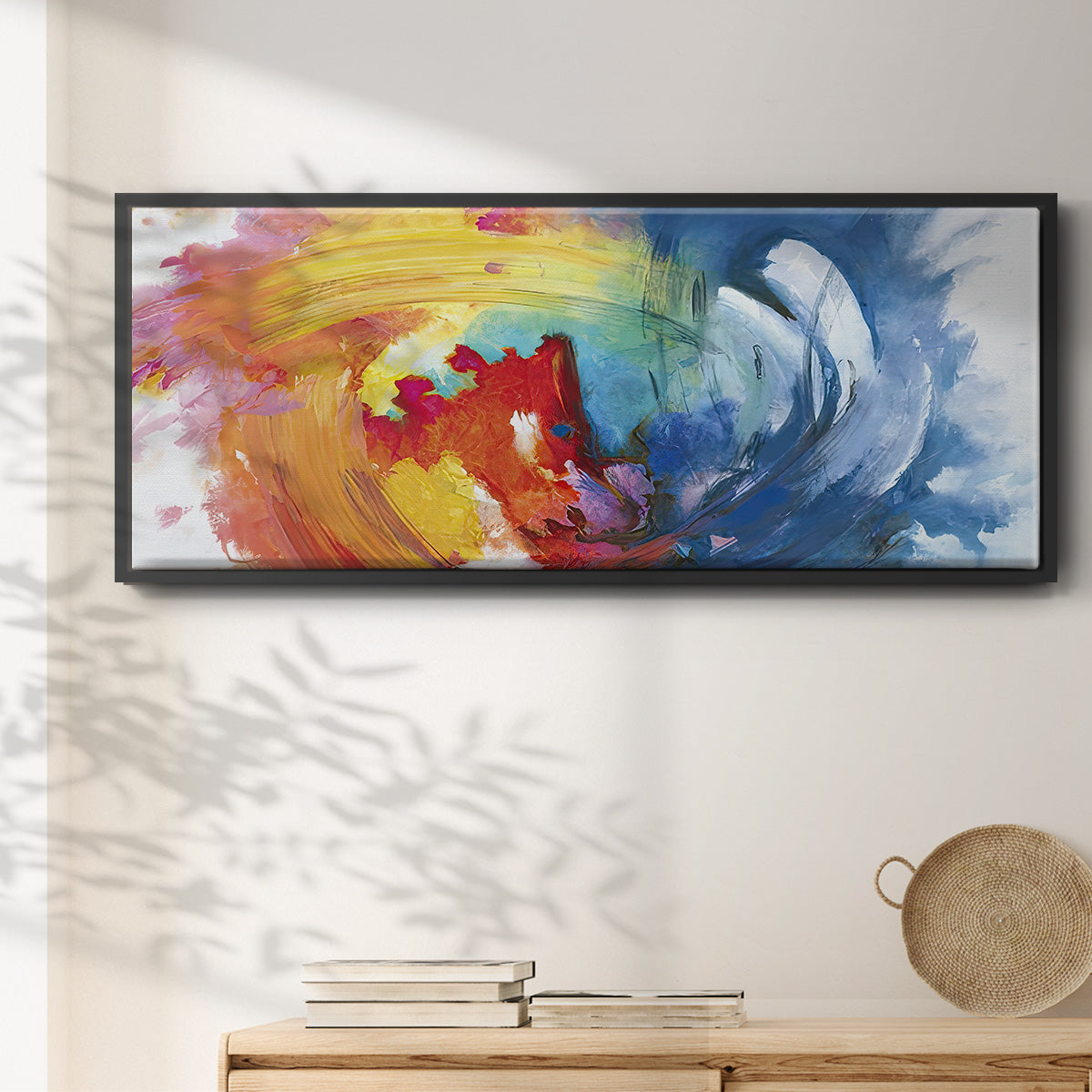 Calliope - Floater Framed Canvas Print
