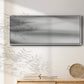 Black & White Water Panel VII - Floater Framed Canvas Print
