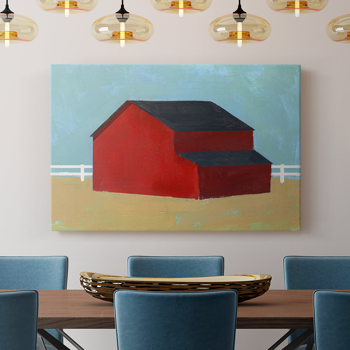 Big Red One II - Canvas Art Print