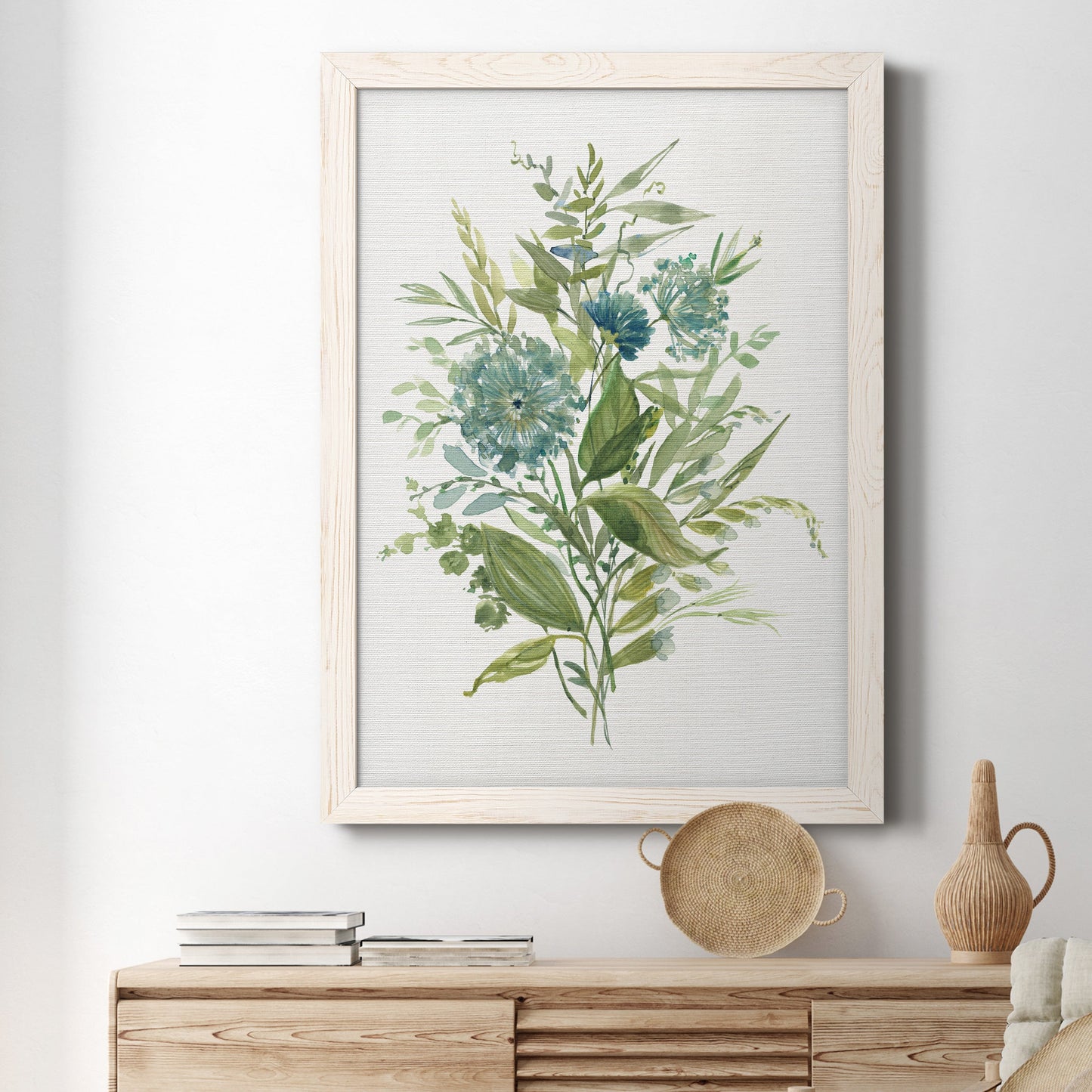 Greenery II - Premium Canvas Framed in Barnwood - Ready to Hang