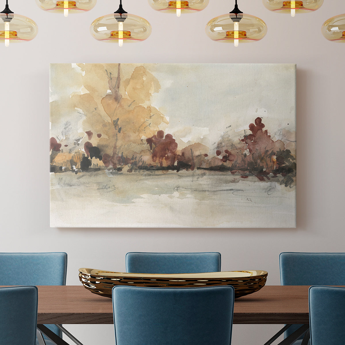 The Autumn View I - Canvas Art Print