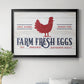 Farm Fresh Eggs Premium Classic Framed Canvas - Ready to Hang