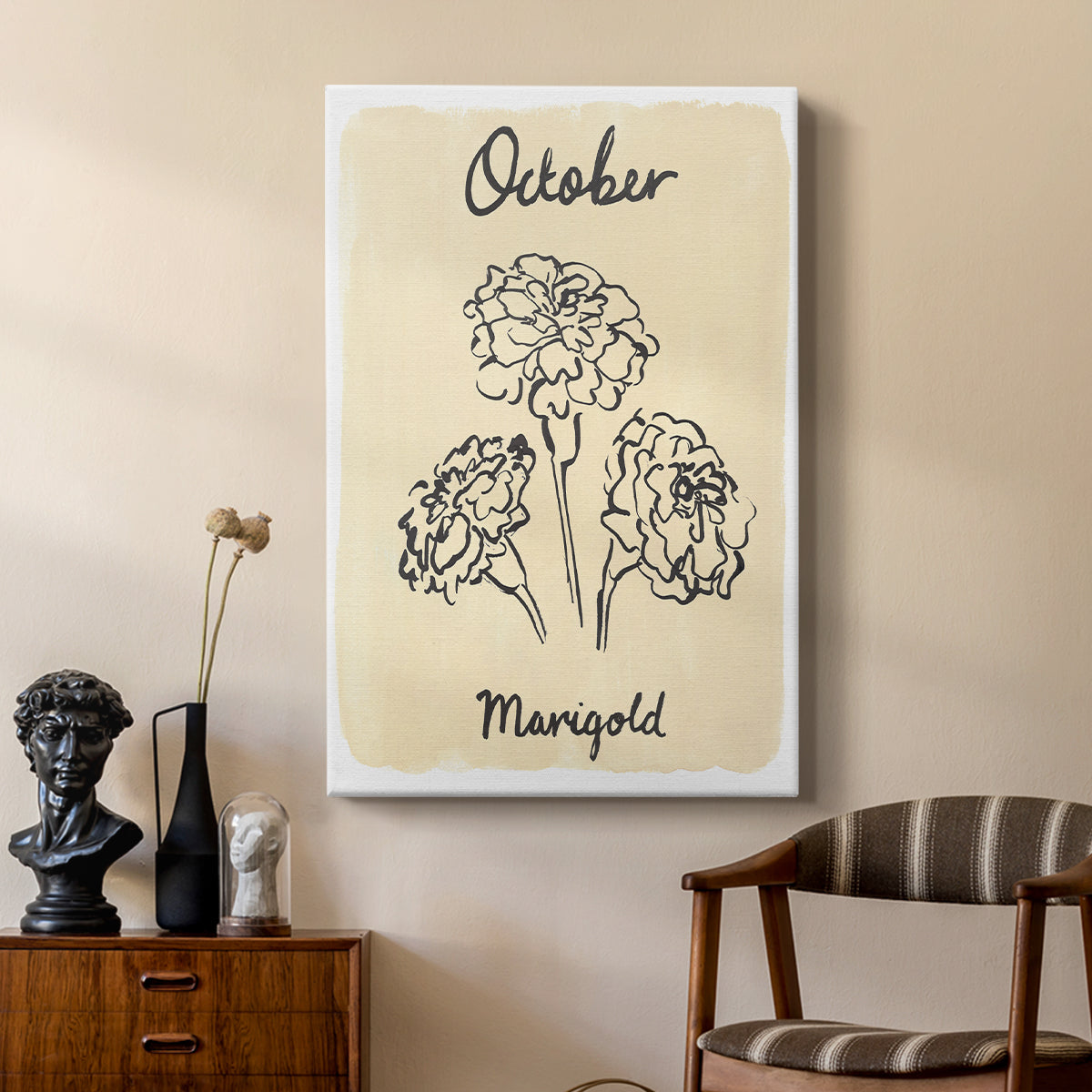 Birth Month X - Canvas Art Print