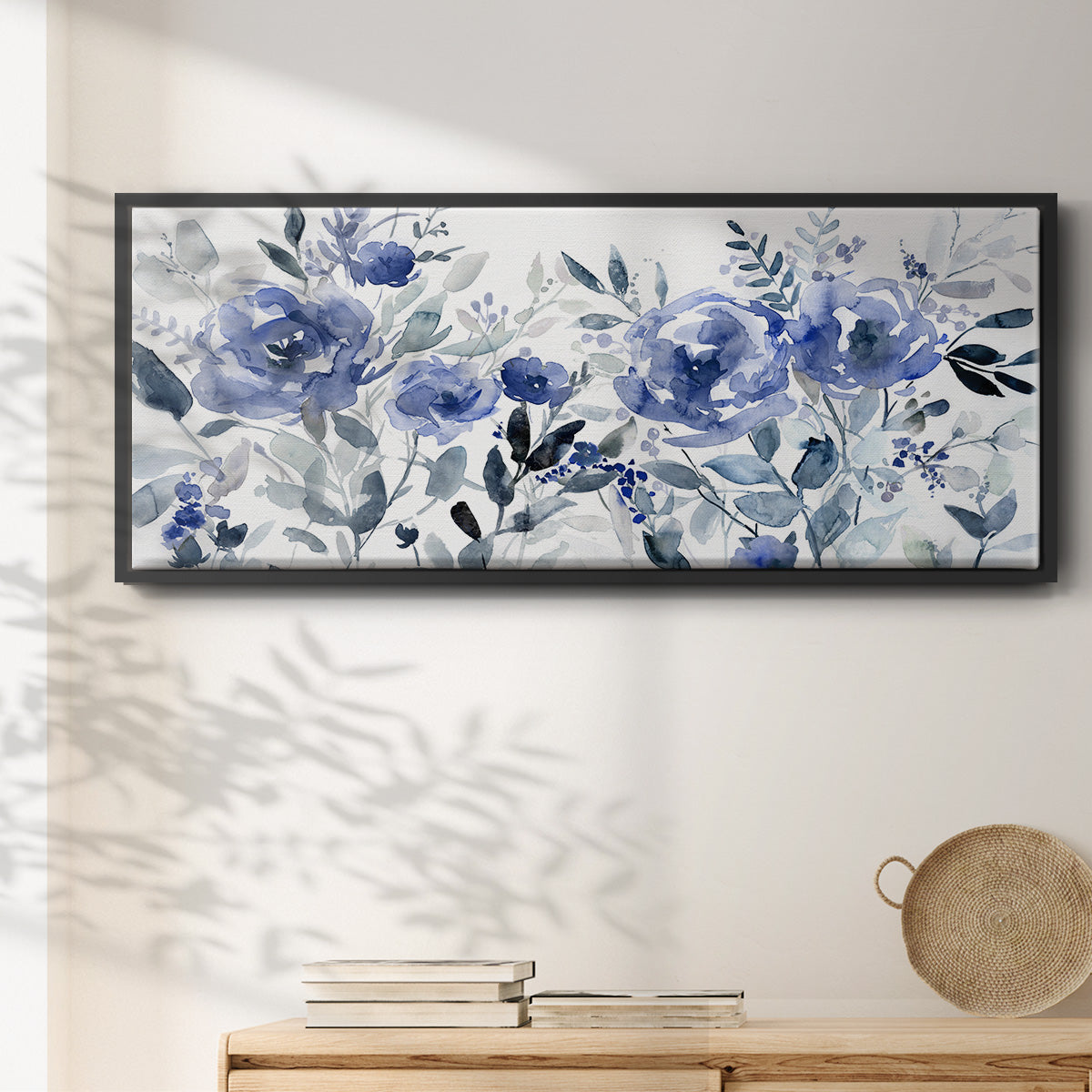 Painters Field of Flowers - Floater Framed Canvas Print