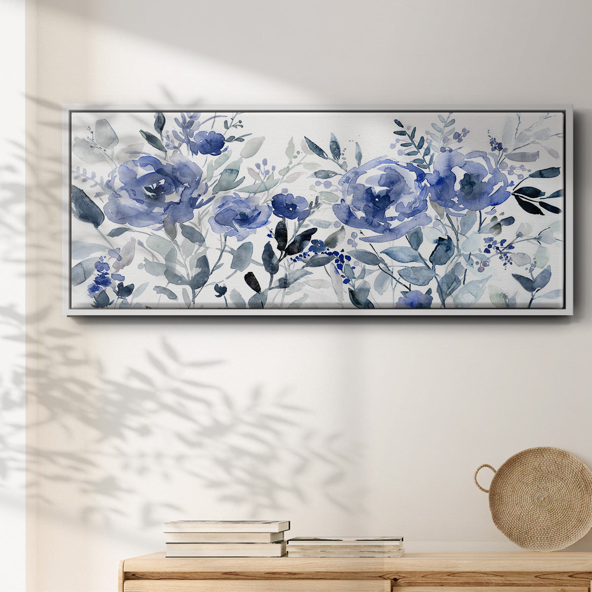 Painters Field of Flowers - Floater Framed Canvas Print