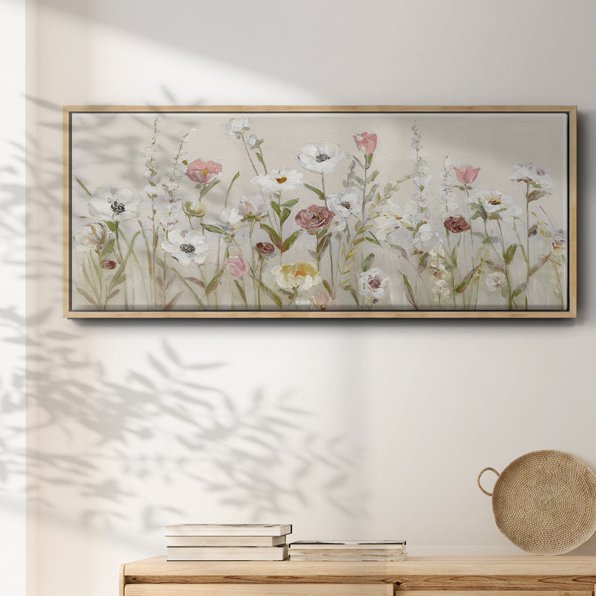Bloomin Around - Floater Framed Canvas Print