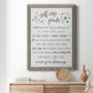 Guide to Self Care - Premium Canvas Framed in Barnwood - Ready to Hang