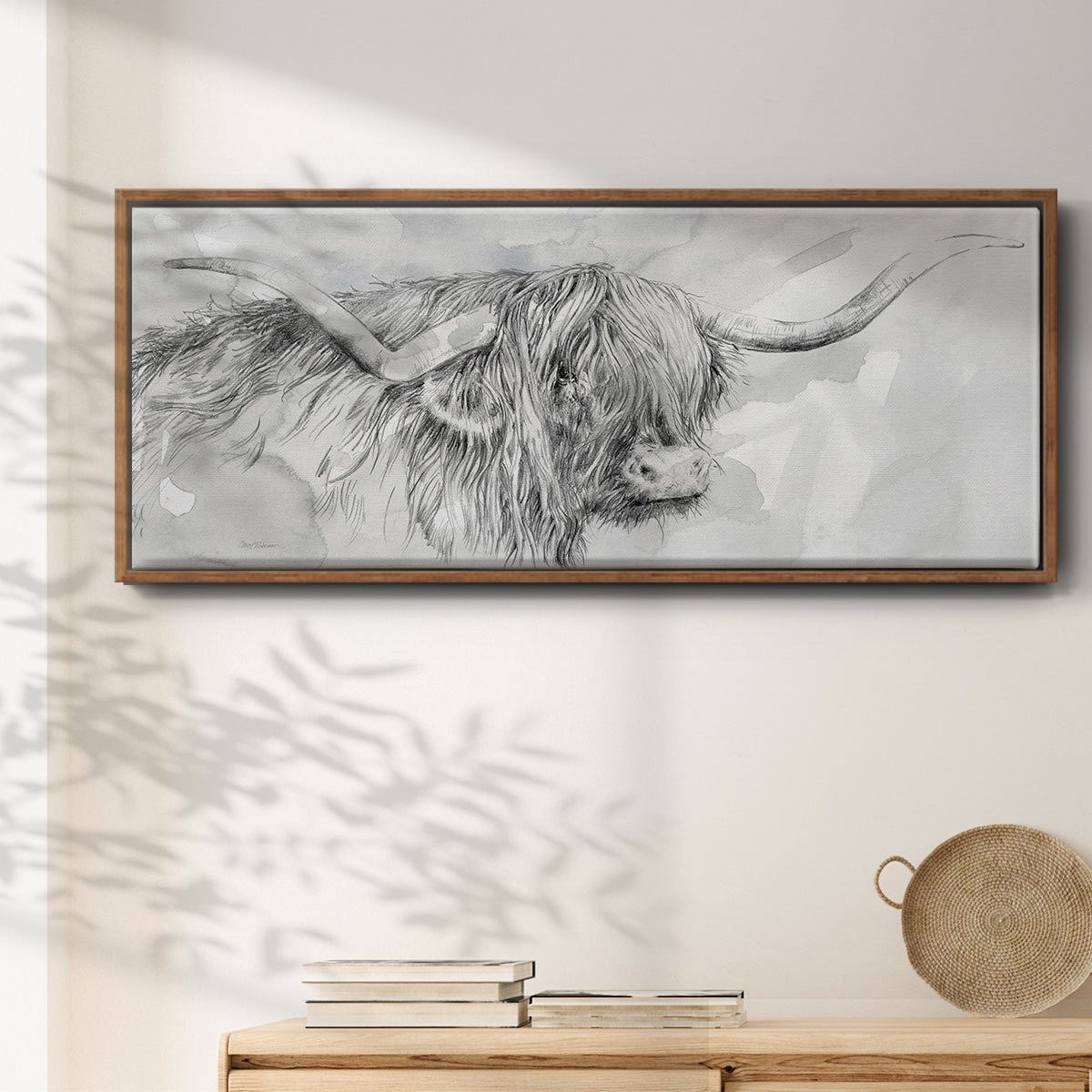 Highland Prince - Floater Framed Canvas Print