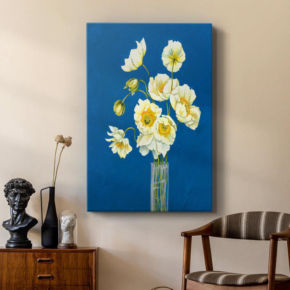 Ice Poppies - Canvas Art Print