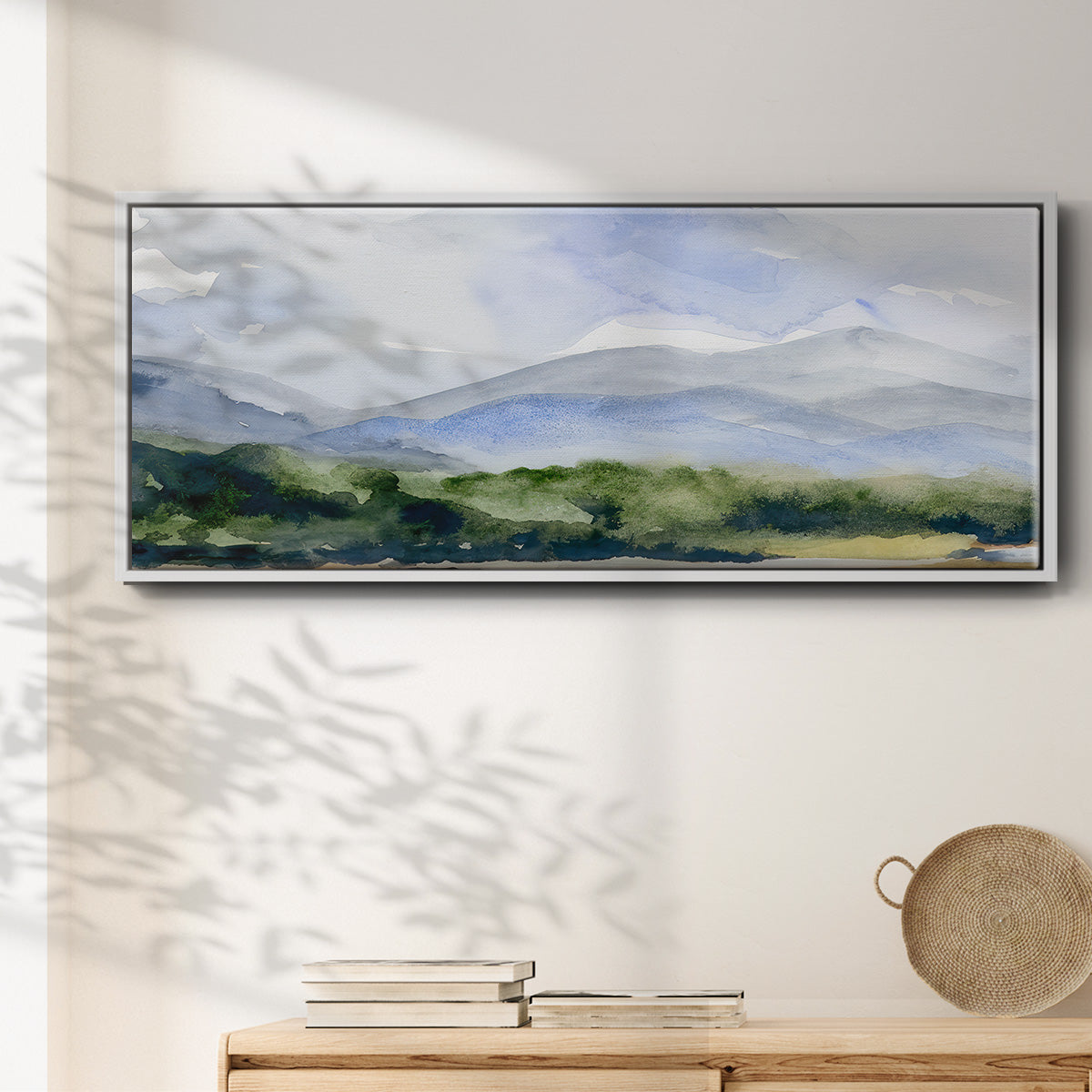 Blue Ridge II - Floater Framed Canvas Print