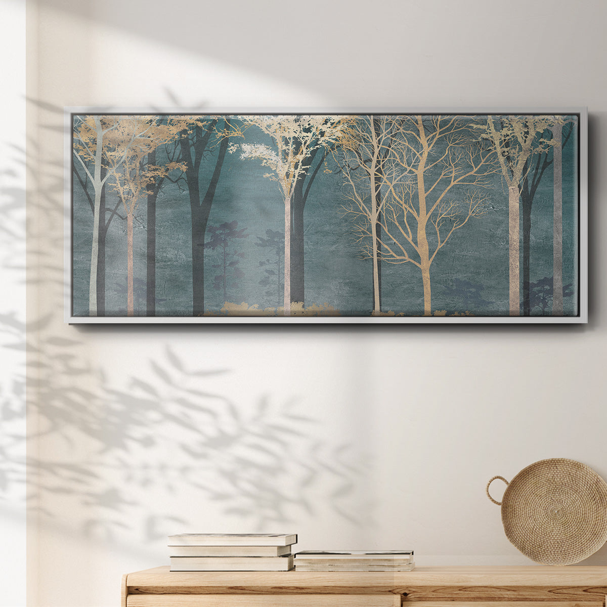 Into the Woods - Floater Framed Canvas Print