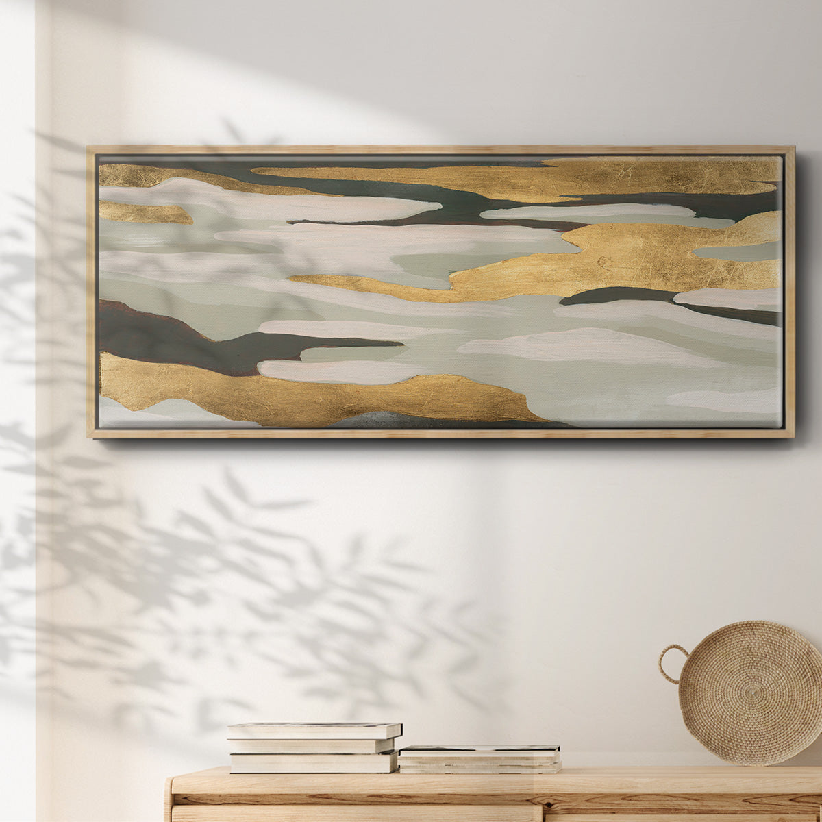 Golden Valley Sands I - Floater Framed Canvas Print