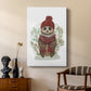 Owl in Tartan Scarf - Canvas Art Print