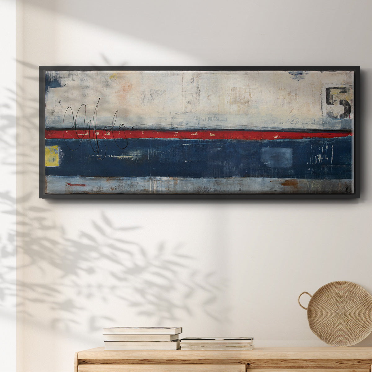 Dock 5 - Floater Framed Canvas Print