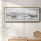 Pont Mirabeau - Floater Framed Canvas Print