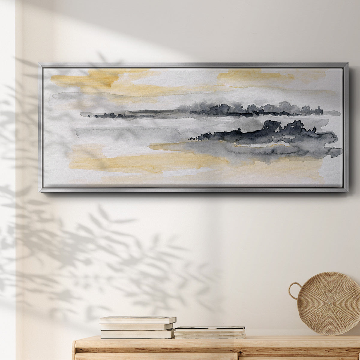 Whispering Wind II - Floater Framed Canvas Print