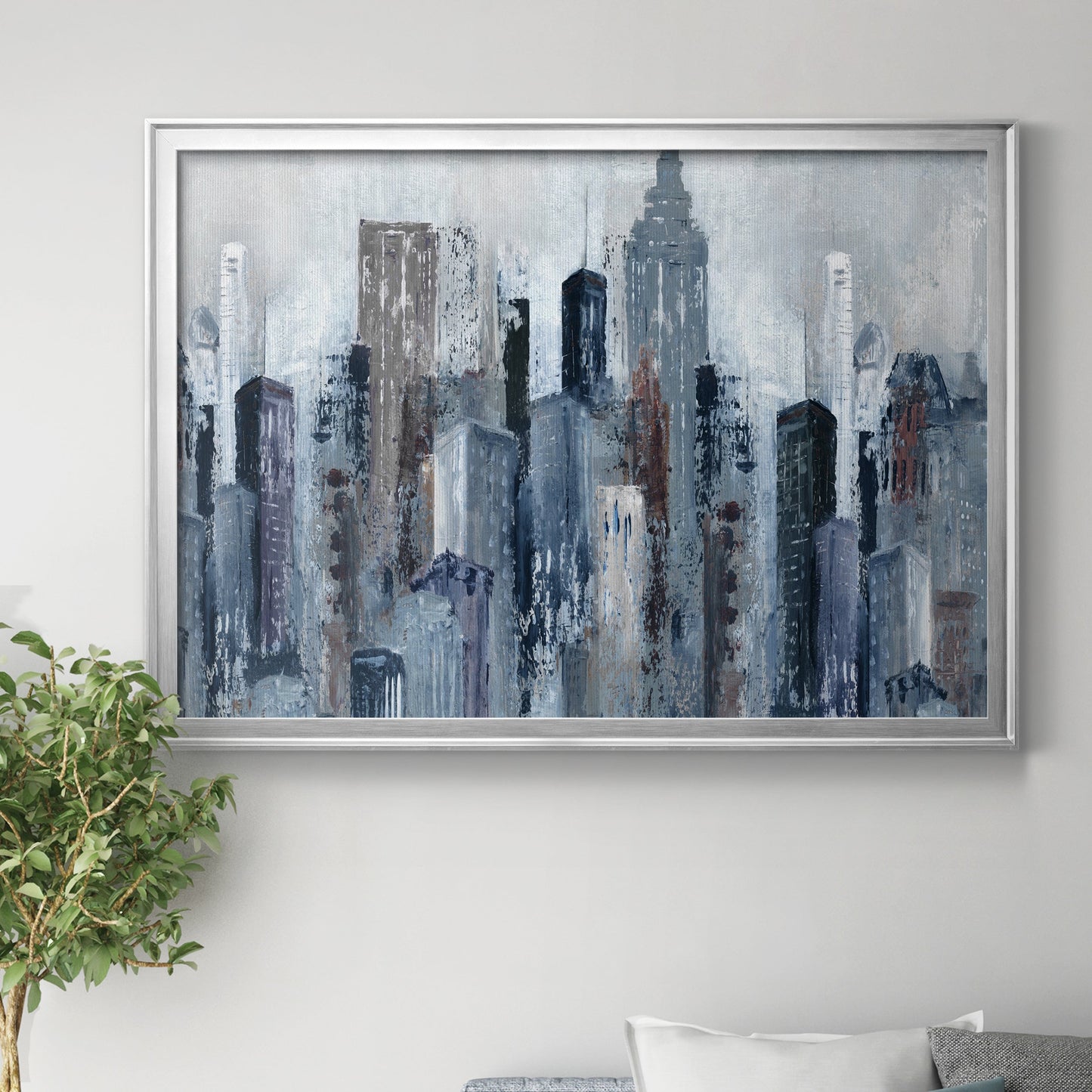 City Mood Premium Classic Framed Canvas - Ready to Hang