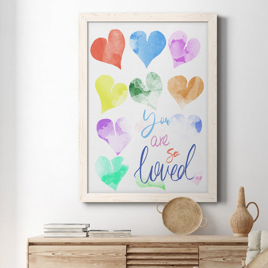 You Are So Loved - Premium Canvas Framed in Barnwood - Ready to Hang